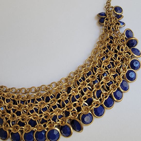 Blue Stone Chainmaille Necklace - Picture 10 of 10